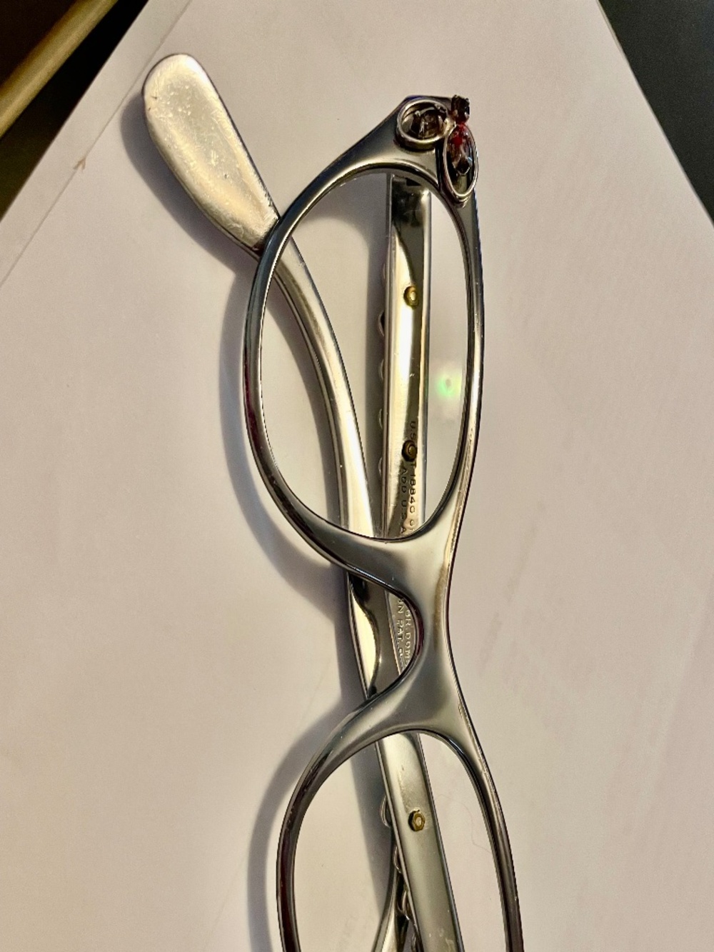 Vintage Tura Rhinestone 1960s Cat Eye Glasses